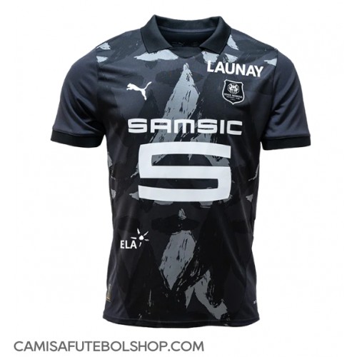 Camisa de time de futebol Stade Rennais Replicas 3º Equipamento 2024-25 Manga Curta